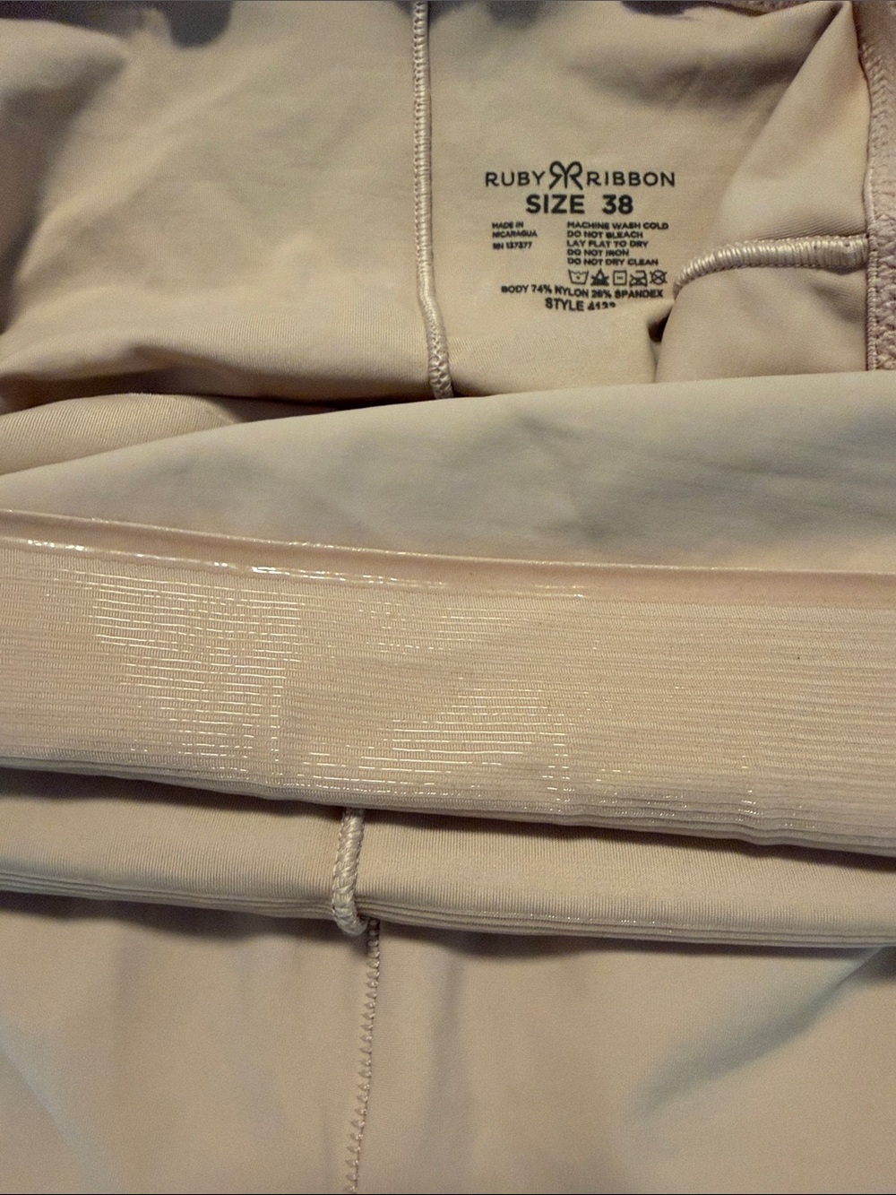Ruby Ribbon Light Beige 4132 size 38 - Picture 7 of 7